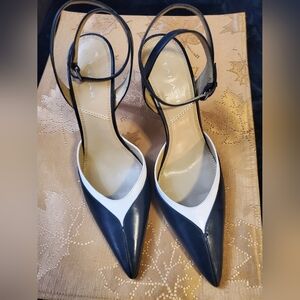 Tahari White Harlequin Shoes